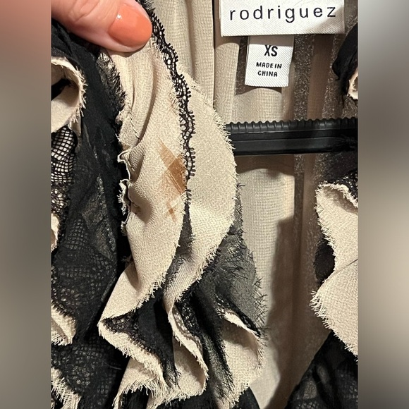 #62 ROBERT RODRIGUEZ • NEIMAN MARCUS FOR TARGET • RUFFLE PEPLUM TOP - Picture 9 of 11